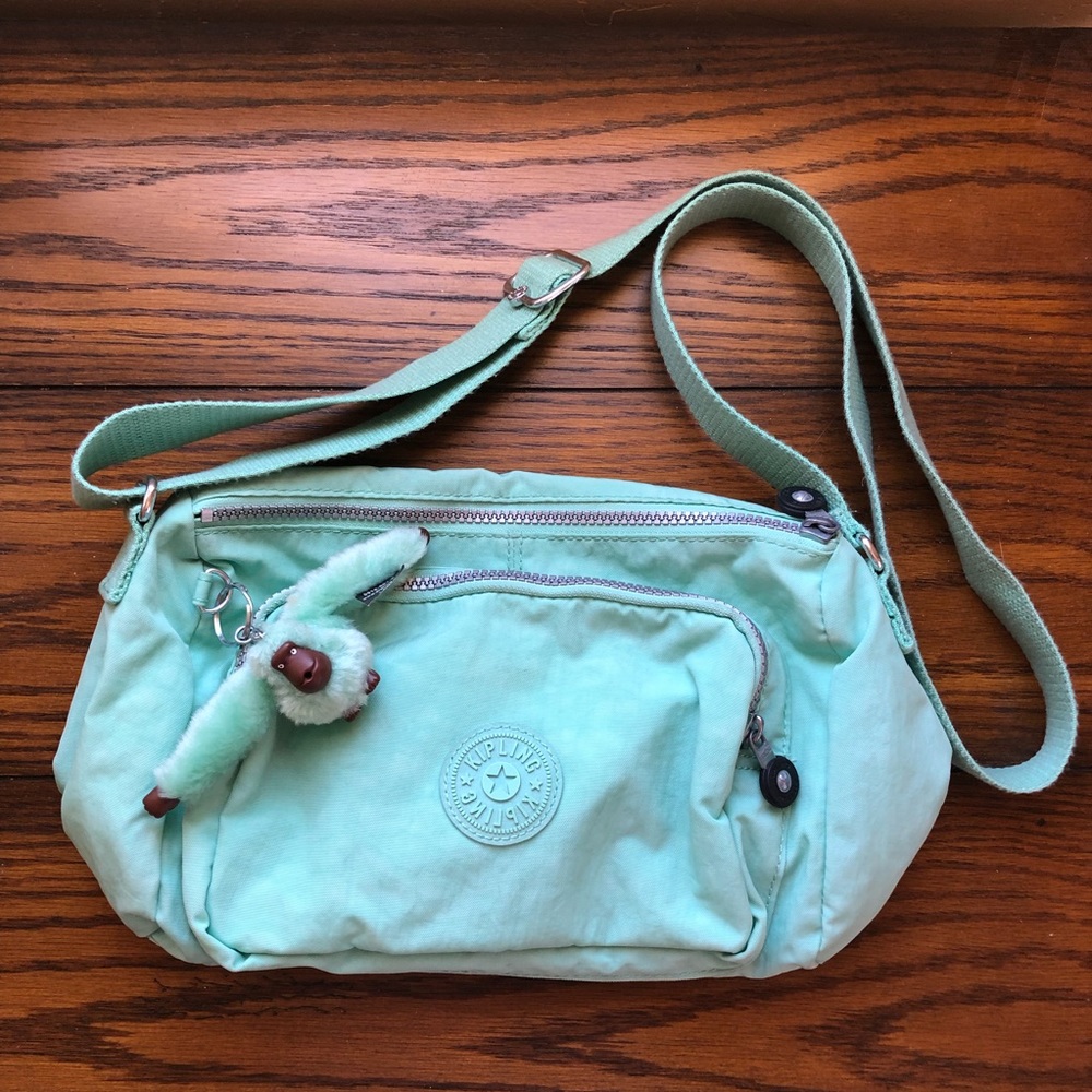 Kipling Crossbody Messenger Bag Mint
